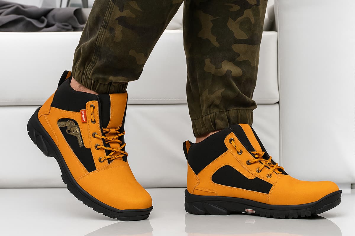 FOX Men's High-Ankle Gun Boots - Tan
