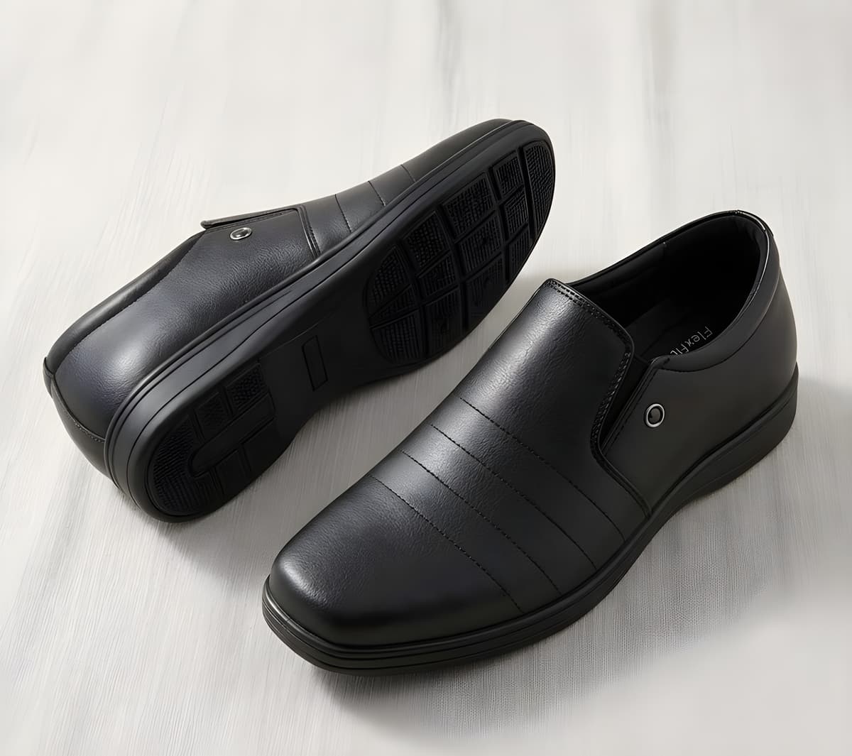 WUGO Men's 2-in-1 Dual Style Formal Shoes - Black