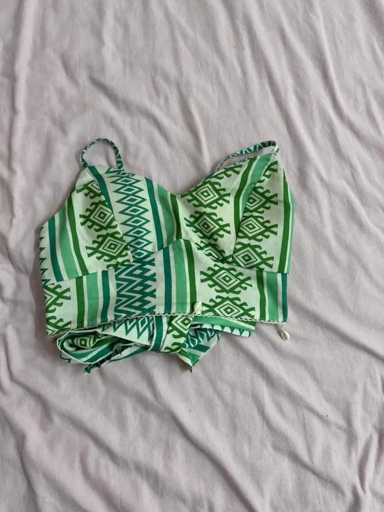 Green Cami Top
