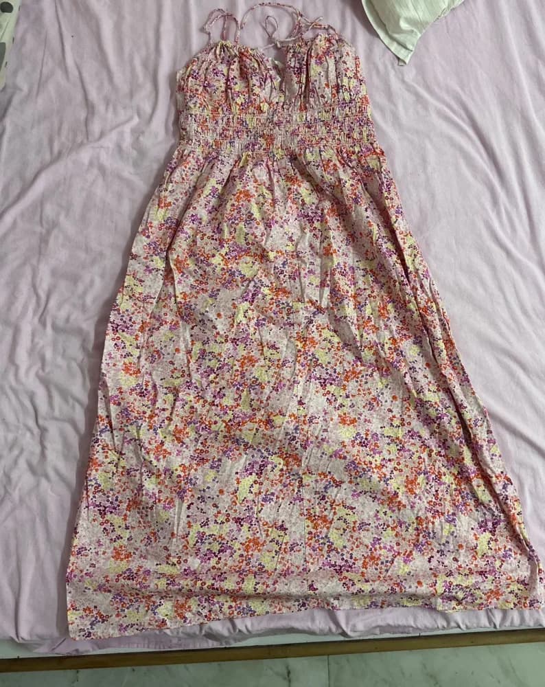 Pink Floral Dress